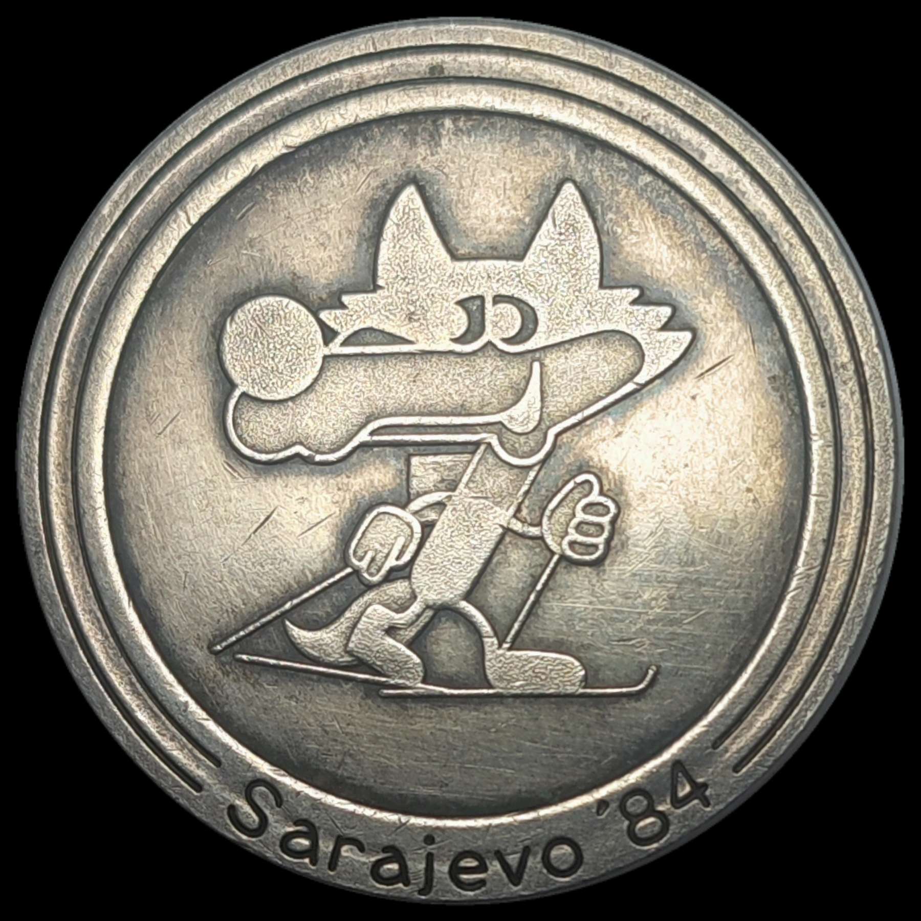 Winter-Olympic-Games-Sarajevo-1984-Medal/Medallion